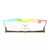 DIMM 16 GB DDR4-3600 (2x 8 GB) kit duplo, memória branca, TF4D416G3600HC18JDC01, Delta RGB, INTEL XMP