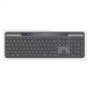 Teclado sem fios Logitech Signature Slim Solar+ K980 para empresas
