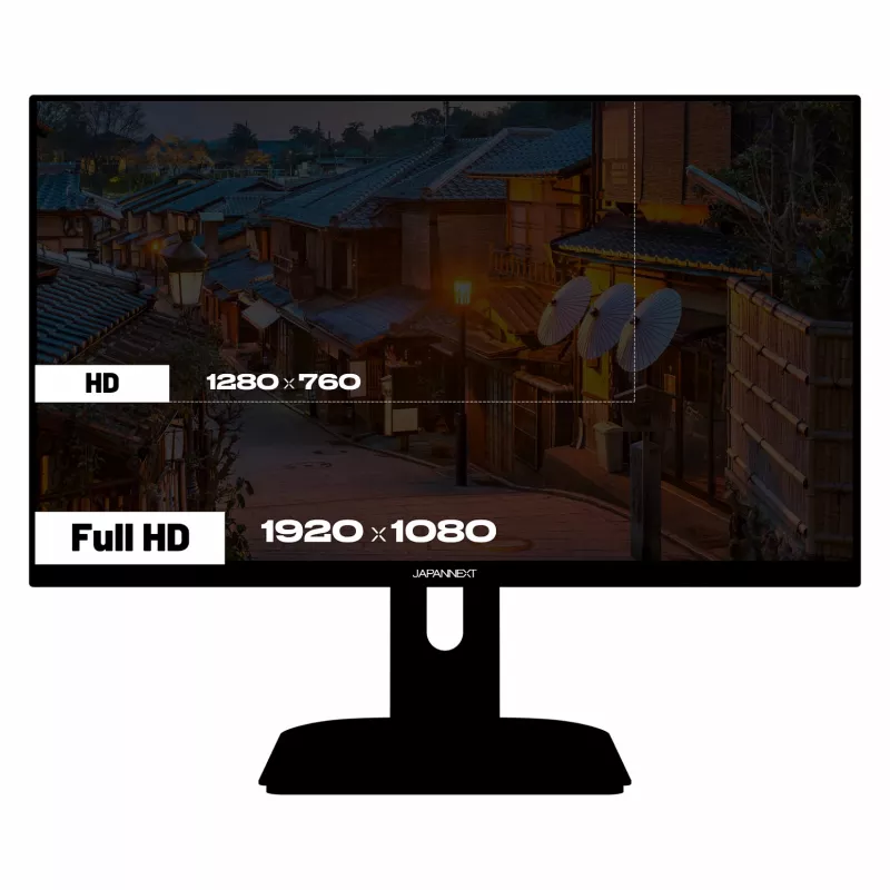 Monitor de computador JAPANNEXT JN-IPS238FHD200F-HSP-CAMO 61 cm (24 polegadas) 1920 x 1080 píxeis Full HD LCD preto