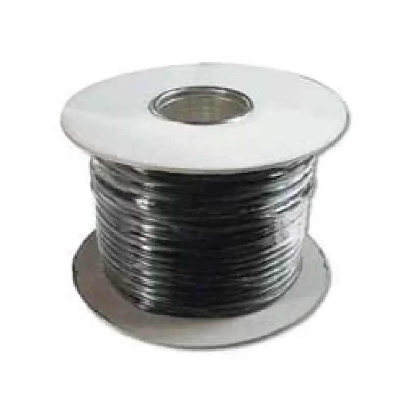DIGITUS AK-460700-100-S cabo plano para instalação telefónica, 4 fios, 100 m, preto