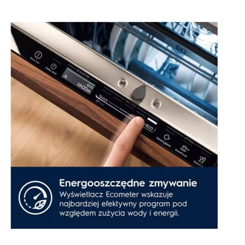 Máquina de lavar loiça de encastrar Electrolux EES48401L — 600 mm, 13–14 serviços, classe de eficiência energética A, 10,5 l/ciclo