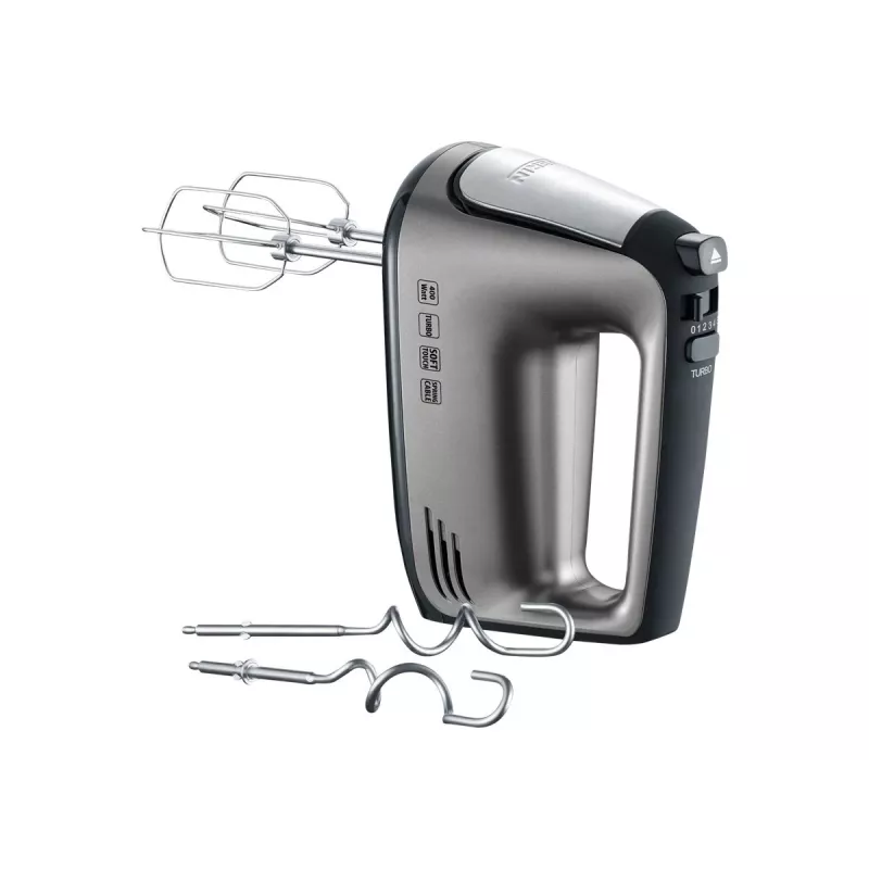 SEVERIN HM 3832 - batedeira manual - 400 W - cinzento metálico/preto/aço inoxidável