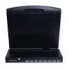 Consola de rack VALUE 26.99.0160 1U, 17 polegadas (43,2 cm) LCD 1280x1024, teclado/rato USB, preto