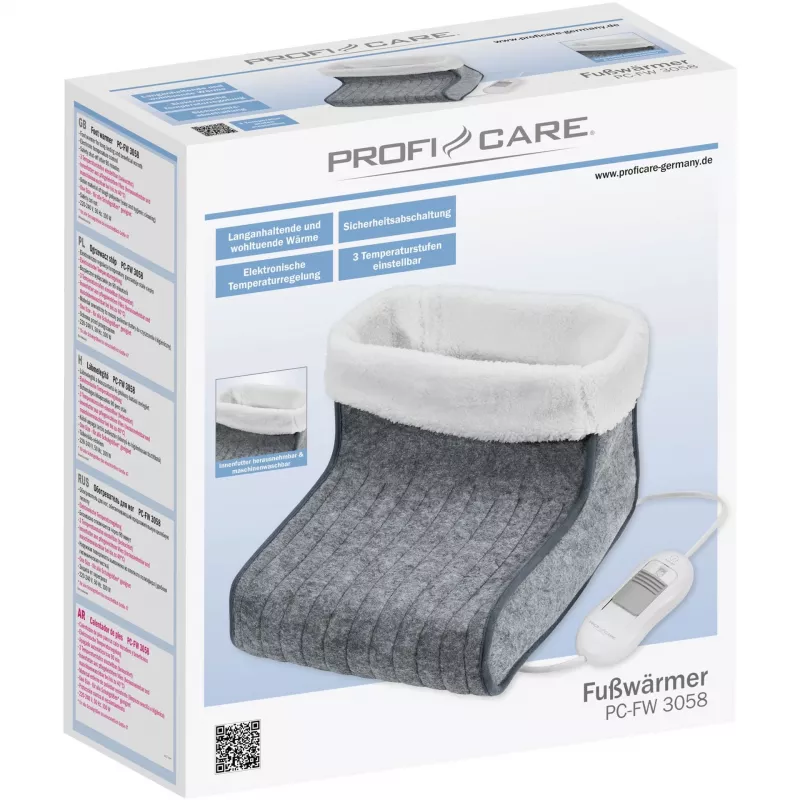 Aquecedor de pés elétrico ProfiCare PC-FW 3058