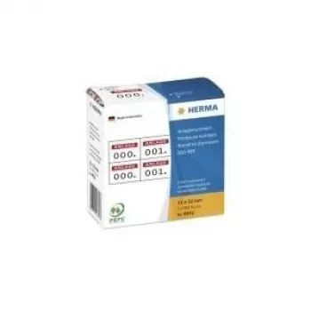 Etiquetas autocolantes HERMA números de anexos 4832