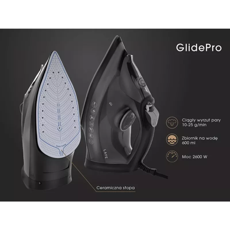 Lafe GlidePro 47582 ferro a vapor, 2600 W