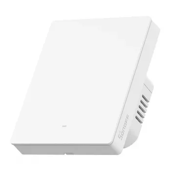 Interruptor de parede inteligente WiFi Sonoff M5-1C-80W 1 canal, para moldura, 80W