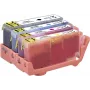 Pack combinado de tinta Renkforce substitui HP 364 XL (N9J74AE) compatível preto, ciano, magenta, amarelo RF-5705446 (RF-5705446)