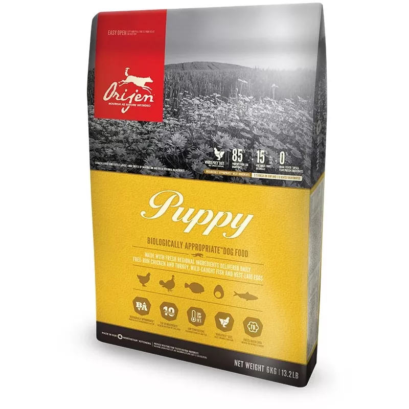 ORIJEN Puppy - comida seca para cães - 6 kg