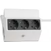 Brennenstuhl 1150070, 3 m, 3 saídas AC, interior, IP20, antracite, branco, 16 A