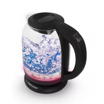 Esperanza EKK027 chaleira elétrica 1,7 L 2200 W preto, transparente