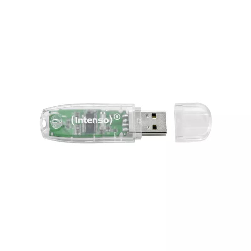 MEMORY DRIVE FLASH USB2 32GB/TRANSPARENTE 3502480 INTENSO