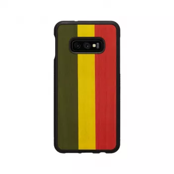 Capa para smartphone man and wood para Samsung Galaxy S10e, reggae preto capa protetora