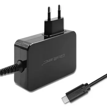 Carregador rápido turbo Qoltec PD 120W | 5-28V | 3-4.5A | USB-C | Preto