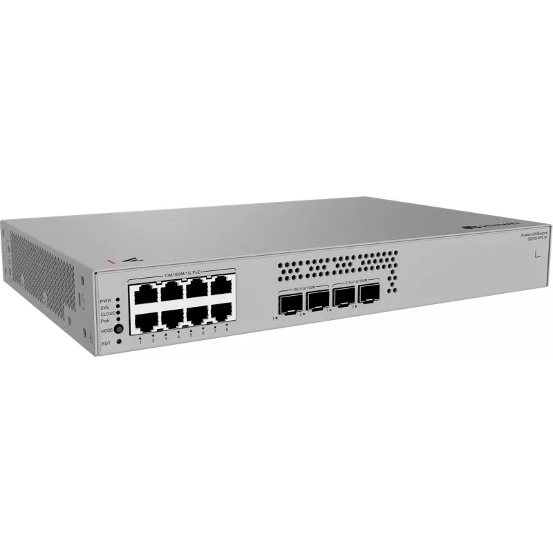 Huawei S220S-8P4JX switch Gigabit PoE, 2x 2.5G SFP, 2x SFP+ 8x PoE, 2x 2.5G SFP, 2x SFP+