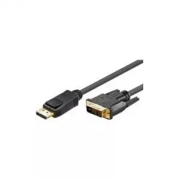 Cabo DisplayPort DP/DVI Goobay 2 m fichas banhadas a ouro