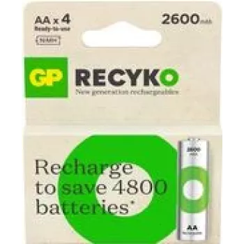 Bateria recarregável AA GP ReCyko Mignon 2600 mAh 1,2 V (NiMH)