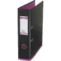 Dossier ELBA myColour, largura da lombada: 80 mm, preto-rosa DIN A4, capa exterior - interior papel - película PP laminada (10489 SW-PI)