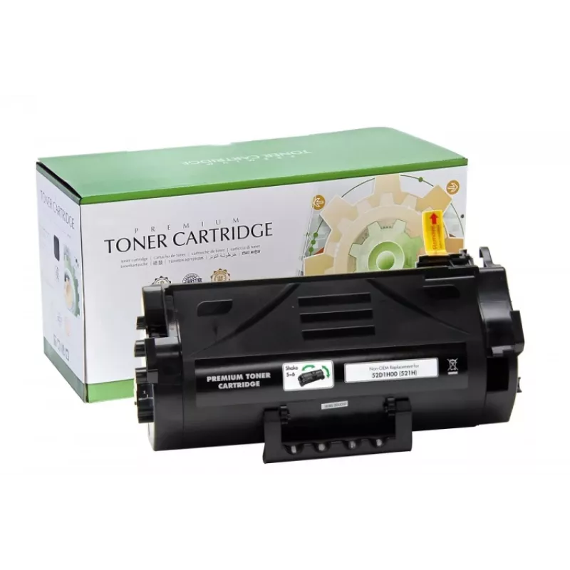 Toner compatível Static-Control Lexmark 522H 25000 páginas preto