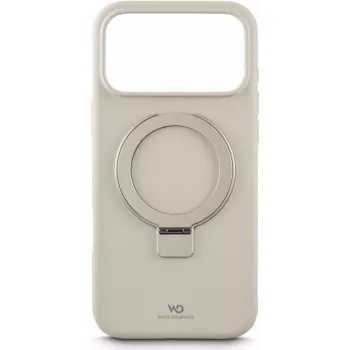 Capa Protective Urban Stand de white diamonds para Apple iPhone 17 Pro Max – areia, suporte integrado