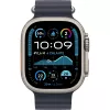 APPLE Watch Ultra 2 GPS + Cellular 49mm Caixa de titânio natural com bracelete Ocean Navy