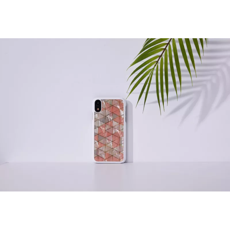 Capa para smartphone iKins para iPhone XR — capa de proteção diamante branca