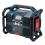 Rádio de obra a bateria Bosch GPB 18VH-6, compatível com o sistema de baterias Bosch 18V
