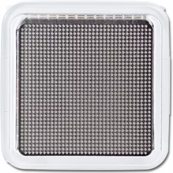 Iluminação de parede LED Busch-Jaeger 2CKA001510A0003 retangular cinzento/branco para interiores