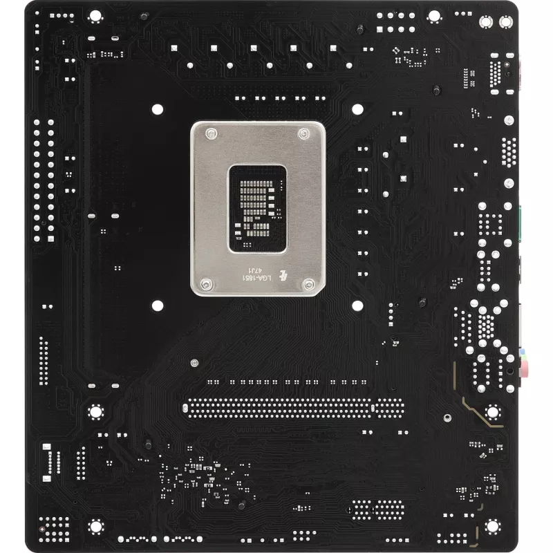 Placa-mãe ASROCK H810M‑X micro ATX Intel H810 LGA 1851 DDR5 2× DIMM 128GB M.2 2.5GbE HDMI DisplayPort