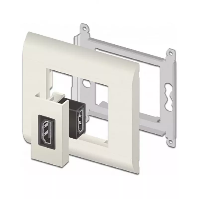 Módulo HDMI DeLOCK Easy 45 81304 angular 90° 22,5 x 45 mm