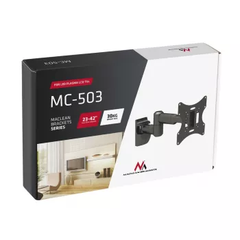 Suporte de parede ajustável Maclean MC-503A para ecrãs LCD TV LED Plasma de 23 - 42 polegadas