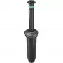 Sistema de rega aspersor retrátil MD80 preto cinzento alcance 3,5 a 5 metros