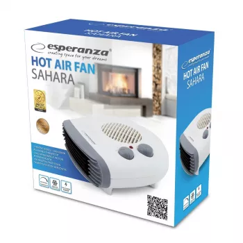 Aquecedor elétrico interior EHH003 cinzento, branco 2000 W - Esperanza