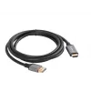 Adaptador de cabo de vídeo Lanberg CA-DPHD-20CU-0018-BK 1,8 m DisplayPort HDMI Type-A (Standard) preto, prateado