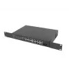 Lanberg RSFE-16P-2C-250 switch PoE+ não gerido, 16x 10/100 PoE+, 2x combo Gigabit, 250 W, rack 1U