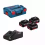 Aparafusadora BOSCH A BATERIA 18V 5,0Ah x3 +CARREGADOR GAL 18V-40 +LB 0615990L3T OEM