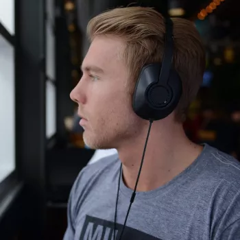 Koss Corp. Europe Headset com fio, arco de cabeça, chamadas/música, preto