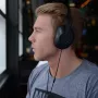Koss Corp. Europe Headset com fio, arco de cabeça, chamadas/música, preto