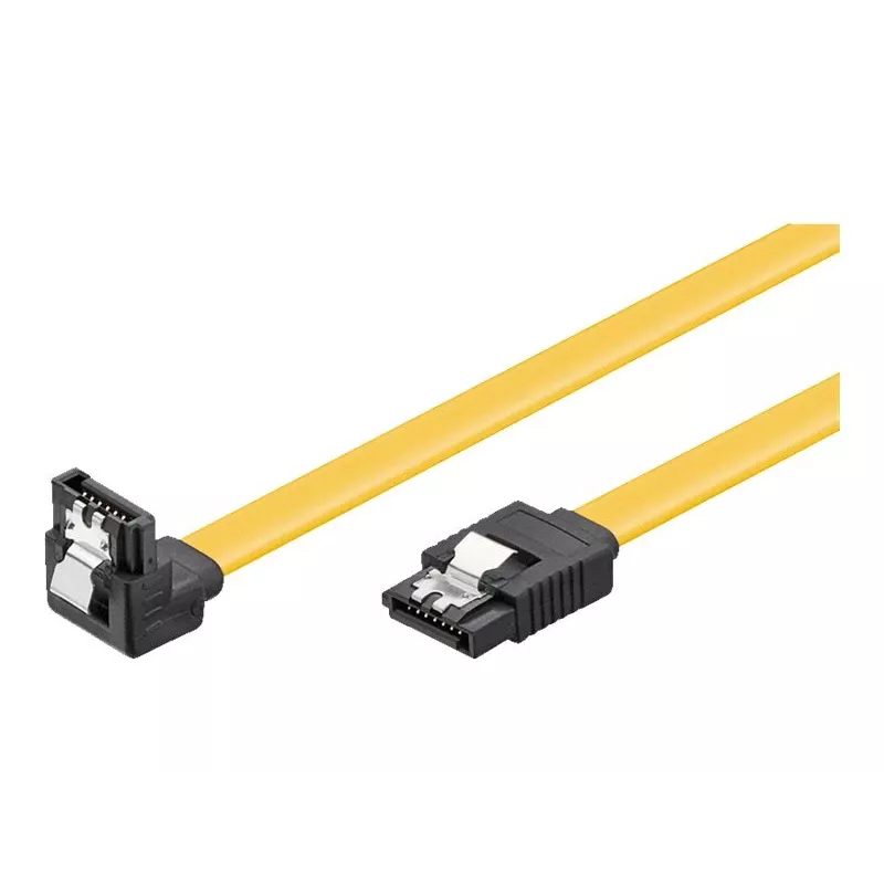 Cabo S-ATA para HDD Wentronic Goobay, 0,5 m - S-ATA Tipo L > Tipo L 90° (95020)