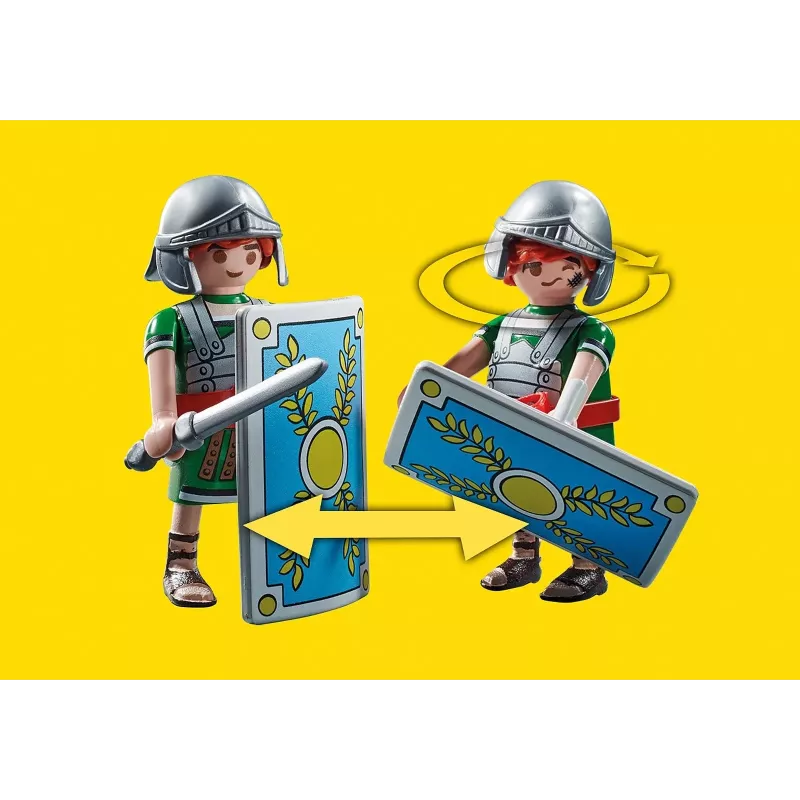 Playmobil 71268 Asterix: Edifis e a batalha pelo palácio catapulta funcional dos romanos coleção figuras de brincar diversão role-play imaginativo