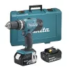 Berbequim Makita DHP453RFE sem chave preto, azul 1,8 kg