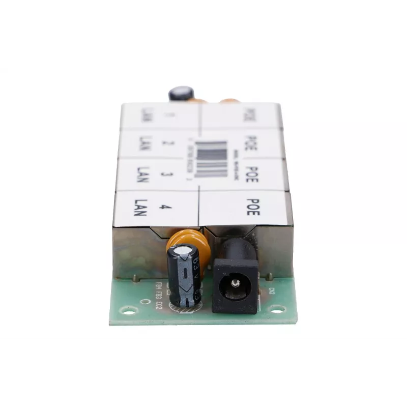 Injetor PoE Extralink 4 portas 4x 100 Mb/s RJ45, Fast Ethernet, 48 V, sem caixa