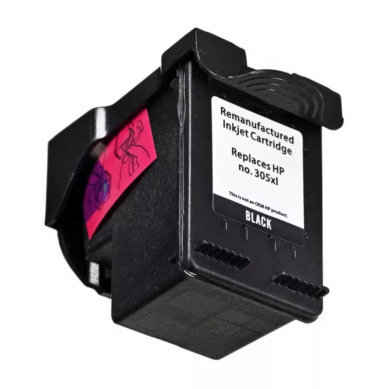 Cartucho de tinta Superbulk para HP 305XL (3YM62AE) — preto, 18 ml, compatível com HP DeskJet 2820e