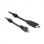 Adaptador de cabo de vídeo DeLOCK 83732 Mini DisplayPort para HDMI 5 m preto