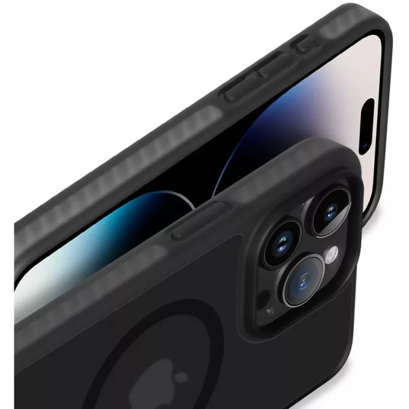 StyleShell Invisio, capa de telemóvel preta, iPhone 16 Pro Max