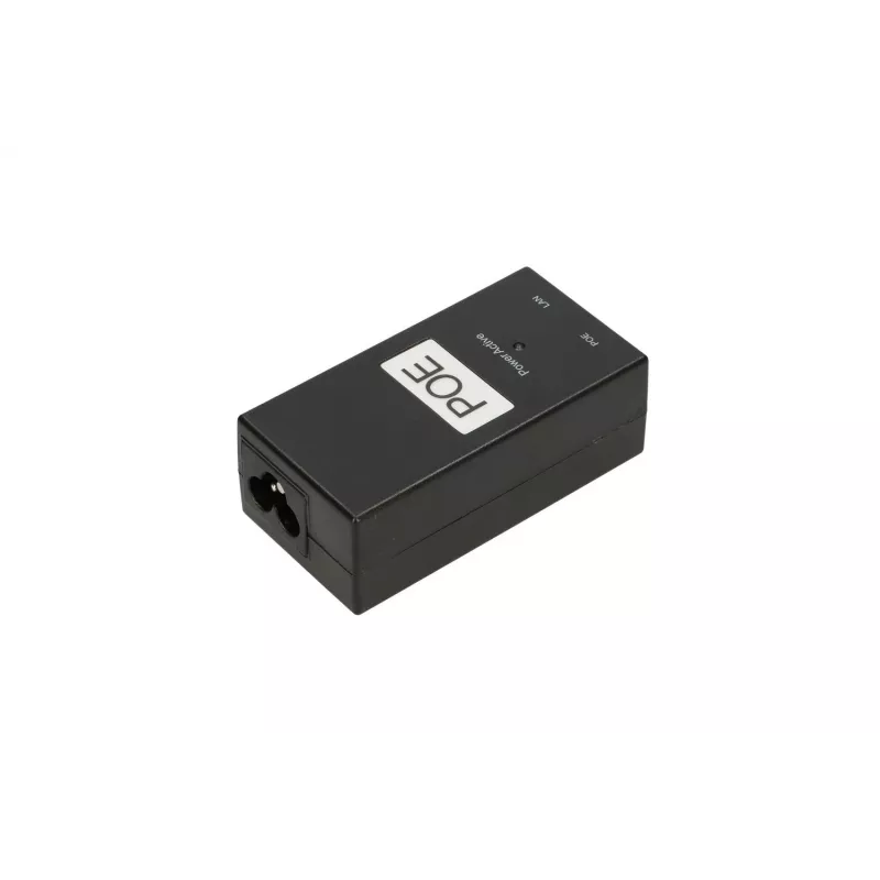 Fonte de alimentação PoE Extralink POE-48-24W, 48V, 0,5A, 24W, cabo incluído