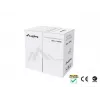Cabo de rede LANBERG Cat5e U/UTP LCU5-12CU-0305-BK, 24 AWG cobre, 305 m, preto