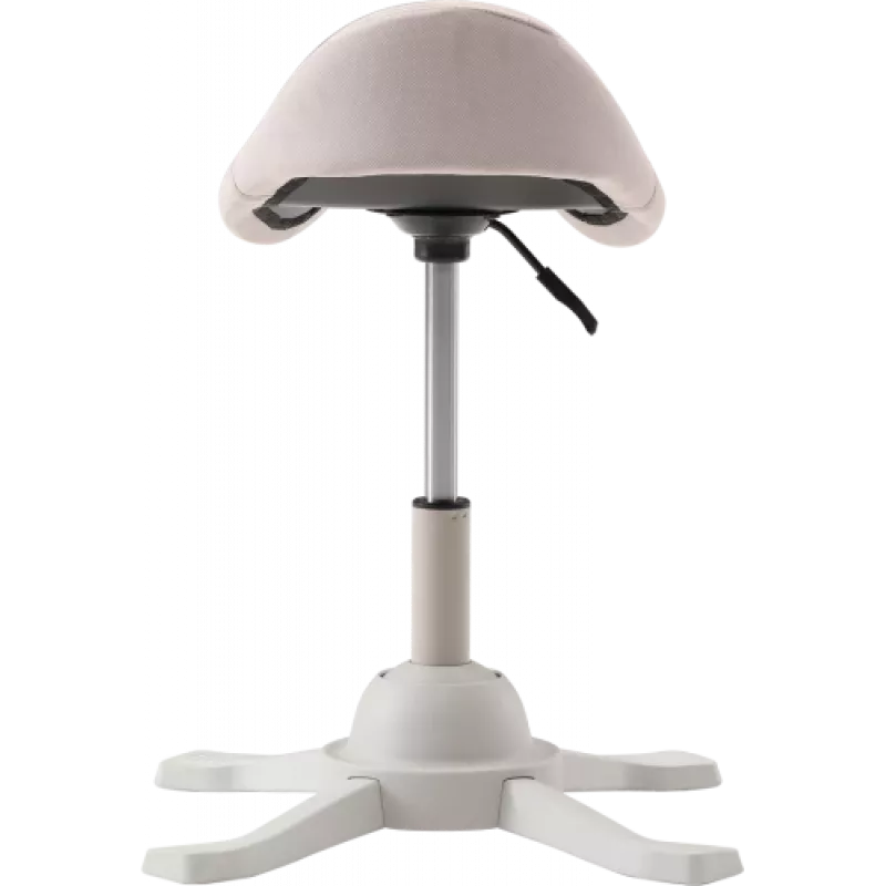 Assento de equilíbrio ergonómico Up Up Toronto branco, tecido marfim, mola a gás mais longa