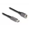 Cabo de alimentação DeLOCK 80781 0,15 m USB-C 8 pinos 20 V