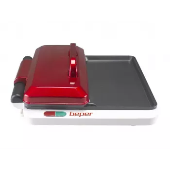 Beper P101CUD500 Party Line grelhador elétrico com 4 placas de cozedura